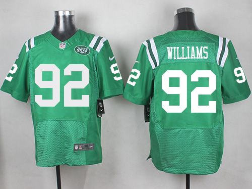 Nike Jets 92 Leonard Williams Green Mens Stitched NFL Elite Rush