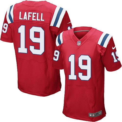 Nike Patriots #19 Brandon LaFell Red Alternate Mens Stitched NFL