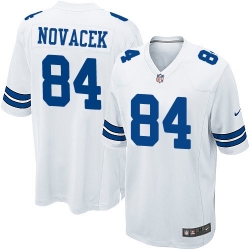 #84 Jay Novacek Elite White Dallas Cowboys Road Nike Jersey