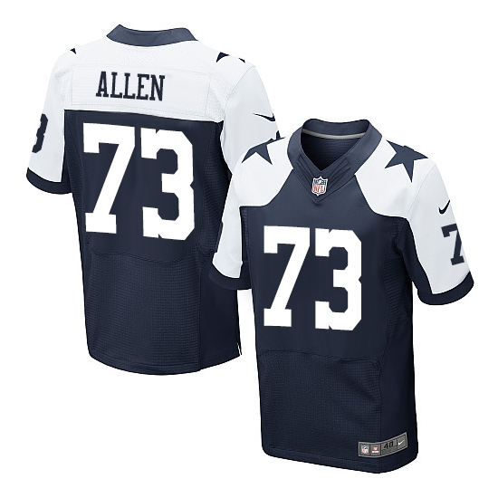 Nike Larry Allen Dallas Cowboys #73 Elite Throwback Alternate Je