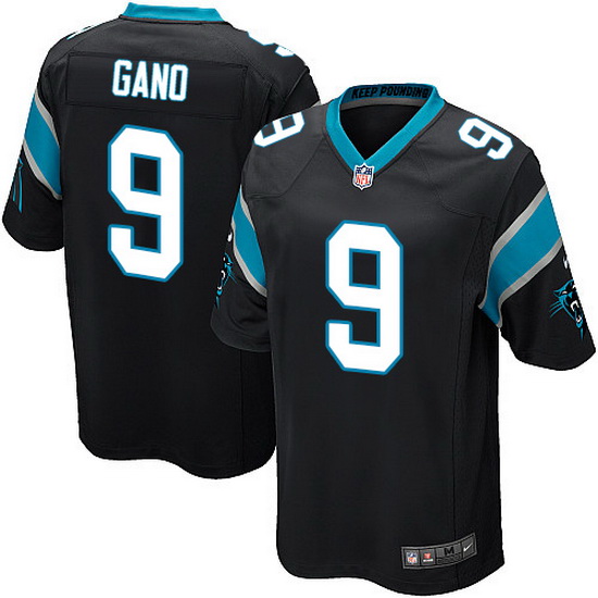 Nike Panthers #9 Graham Gano Black Team Color Mens Stitched NFL 