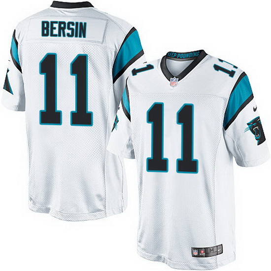 Nike Panthers #11 Brenton Bersin White Team Color Mens Stitched NFL Elite Jersey