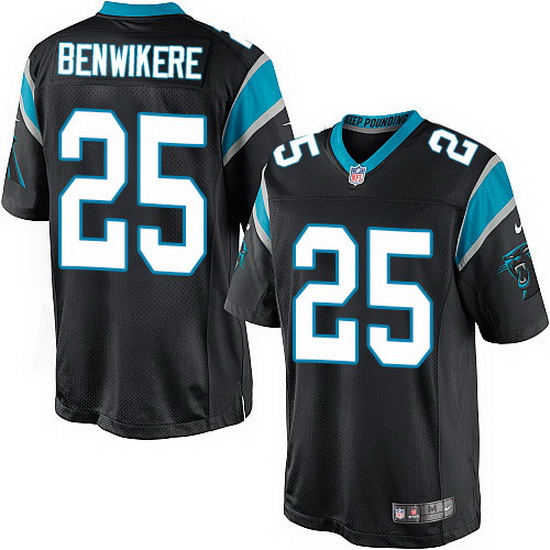 Nike Panthers #25 Bene Benwikere Black Team Color Mens Stitched 