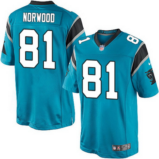 Nike Panthers #81 Nike Panthers #81 Kevin Norwood Black Team Color Mens Stitched NFL Elite Jersey Bl