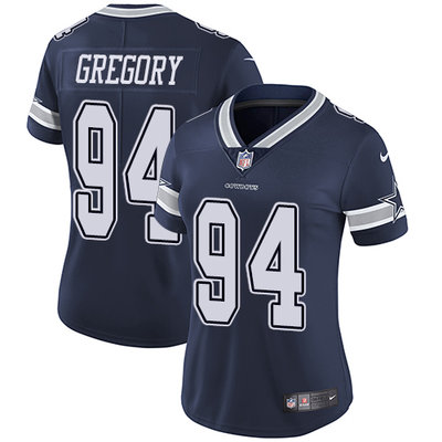 Nike Cowboys #94 Randy Gregory Navy Blue Team Color Womens Stitched NFL Vapor Untouchable Limited Je