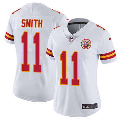 Nike Chiefs #11 Alex Smith White Womens Stitched NFL Vapor Untouchable Limited Jersey