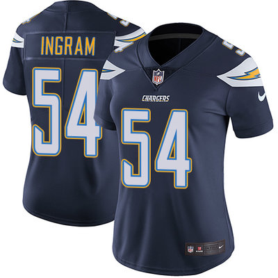 Nike Chargers #54 Melvin Ingram Navy Blue Team Color Womens Stitched NFL Vapor Untouchable Limited J