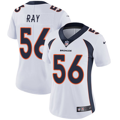 Nike Broncos #56 Shane Ray White Womens Stitched NFL Vapor Untou