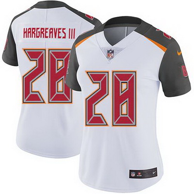Nike Buccaneers #28 Vernon Hargreaves III White Womens Stitched 