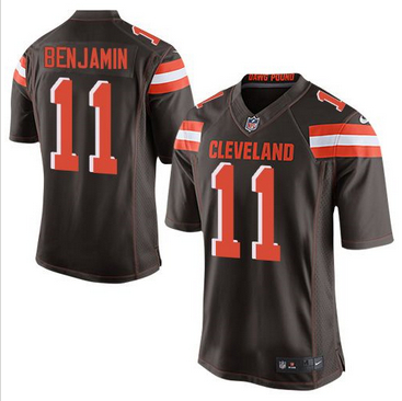 Nike Cleveland Browns #11 Travis Benjamin Brown Team Color Mens Stitched NFL New Elite jersey