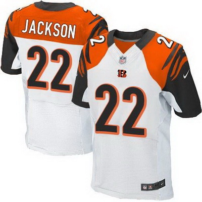 Nike Bengals #22 William Jackson White Mens Stitched NFL Elite Jersey