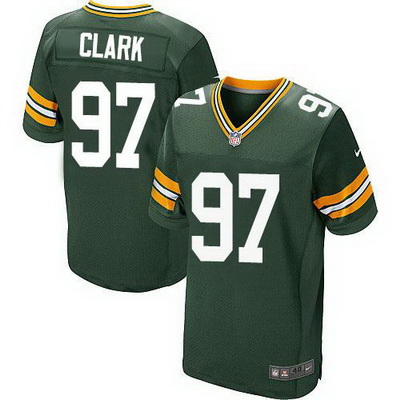 Nike Packers #97 Kenny Clark Green Team Color Mens Stitched NFL Elite Jersey