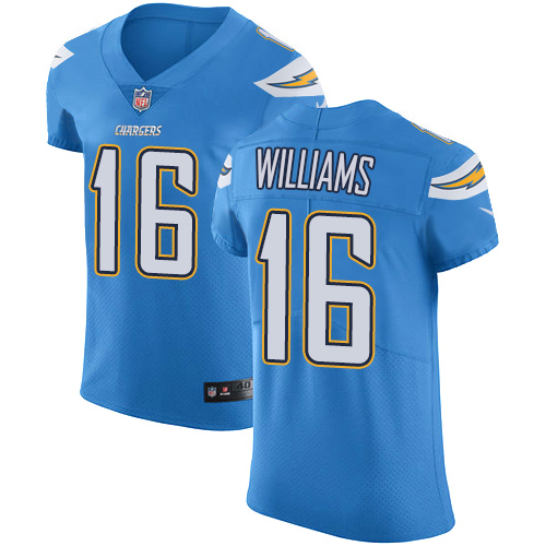 Nike Chargers #16 Tyrell Williams Electric Blue Alternate Mens Stitched NFL Vapor Untouchable Elite 