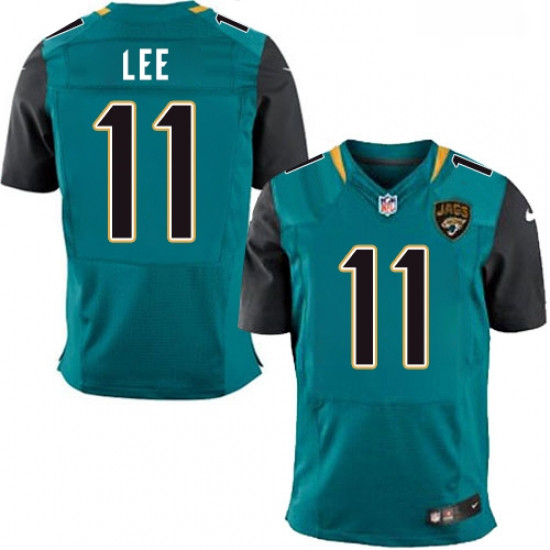 Men Nike Jacksonville Jaguars 11 Marqise Lee Teal Green Team Color Vapor Untouchable Elite Player NF