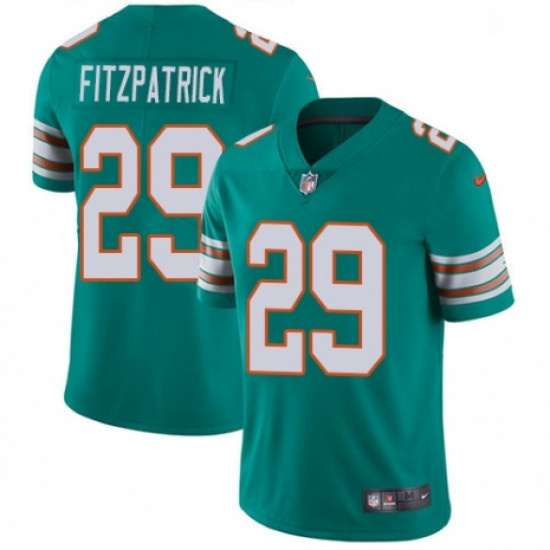 Youth Nike Miami Dolphins 29 Minkah Fitzpatrick Aqua Green Alternate Vapor Untouchable Limited Playe