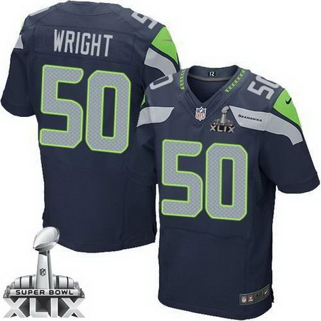 Nike Seattle Seahawks #50 K J Wright Stitched NFL Elite Split J