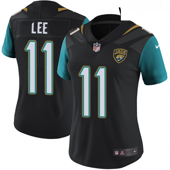 Womens Nike Jacksonville Jaguars 11 Marqise Lee Black Alternate Vapor Untouchable Limited Player NFL