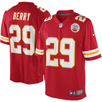 Mens Kansas City Chiefs Eric Berry Nike Red Team Color Limited Jersey