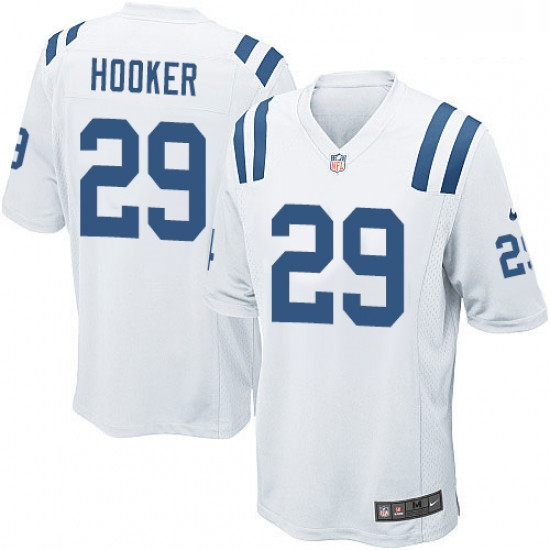 Men Nike Indianapolis Colts 29 Malik Hooker Game White NFL Jersey