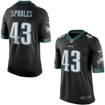 Mens Philadelphia Eagles Darren Sproles Nike Black Limited Jersey