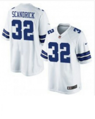 Nike Cowboys #32 Orlando Scandrick Navy White Mens Stitched NFL Limited Jersey