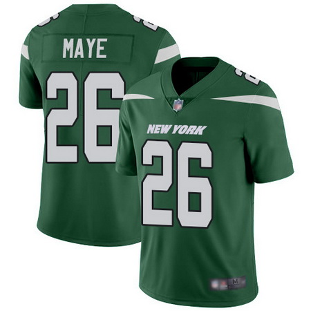 Jets 26 Marcus Maye Green Team Color Youth Stitched Football Vapor Untouchable Limited Jersey