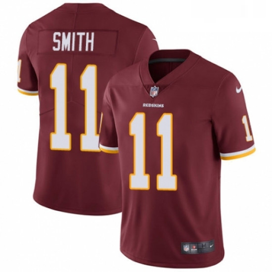 Mens Nike Washington Redskins 11 Alex Smith Burgundy Red Team Color Vapor Untouchable Limited Player