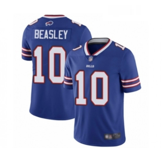 Mens Buffalo Bills 10 Cole Beasley Royal Blue Team Color Vapor Untouchable Limited Player Football J