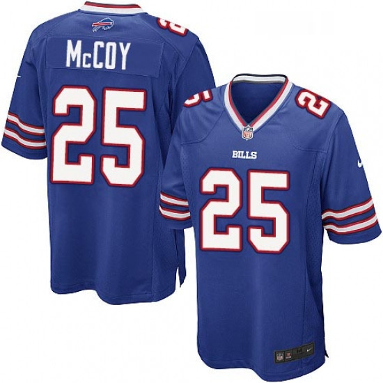 Mens Nike Buffalo Bills 25 LeSean McCoy Game Royal Blue Team Color NFL Jersey