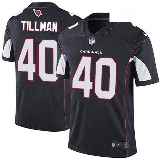 Men Nike Arizona Cardinals 40 Pat Tillman Black Alternate Vapor Untouchable Limited Player NFL Jerse