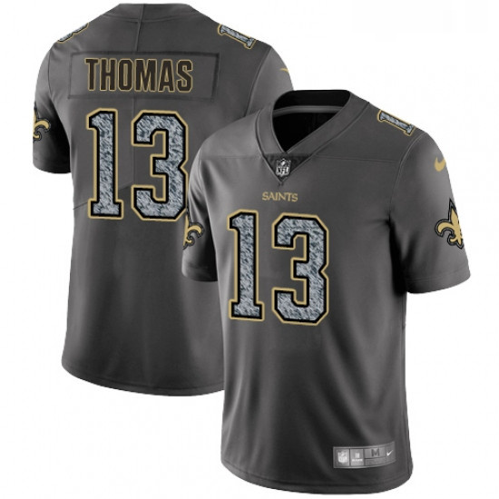 Youth Nike New Orleans Saints 13 Michael Thomas Gray Static Vapor Untouchable Limited NFL Jersey