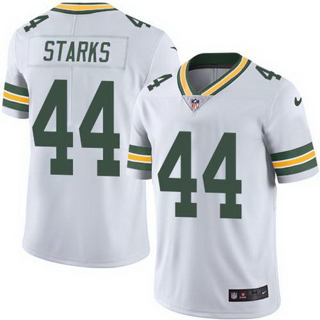 Nike Packers #44 James Starks White Mens Stitched NFL Limited Rush Jersey