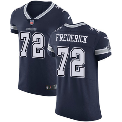 Nike Cowboys #72 Travis Frederick Navy Blue Team Color Mens Stitched NFL Vapor Untouchable Elite Jer