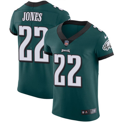 Nike Eagles #22 Sidney Jones Midnight Green Team Color Mens Stitched NFL Vapor Untouchable Elite Jer