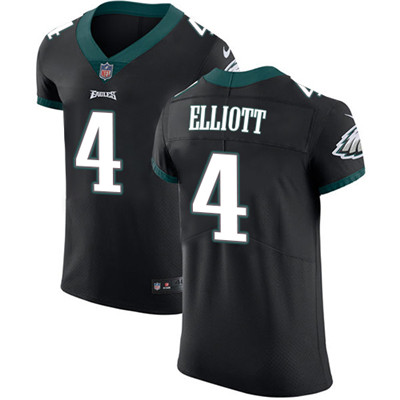 Nike Eagles #4 Jake Elliott Black Alternate Mens Stitched NFL Vapor Untouchable Elite Jersey