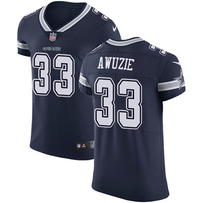 Nike Cowboys #33 Chidobe Awuzie Navy Blue Team Color Mens Stitched NFL Vapor Untouchable Elite Jerse