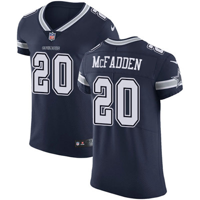 Nike Cowboys #20 Darren McFadden Navy Blue Team Color Mens Stitched NFL Vapor Untouchable Elite Jers