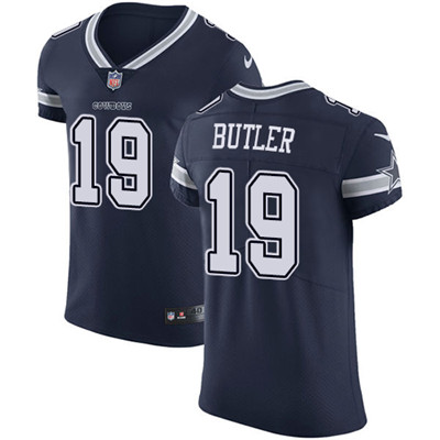 Nike Cowboys #19 Brice Butler Navy Blue Team Color Mens Stitched NFL Vapor Untouchable Elite Jersey