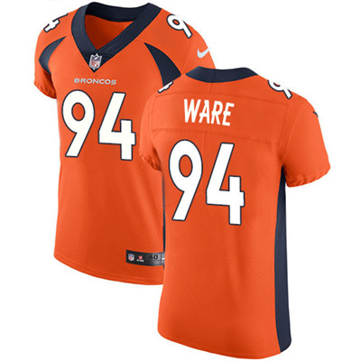 Nike Broncos #94 DeMarcus Ware Orange Team Color Mens Stitched NFL Vapor Untouchable Elite Jersey