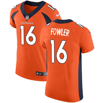Nike Broncos #16 Bennie Fowler Orange Team Color Mens Stitched N
