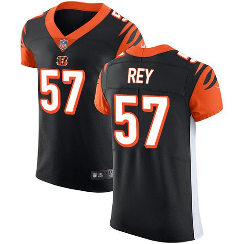 Nike Bengals #57 Vincent Rey Black Team Color Mens Stitched NFL 