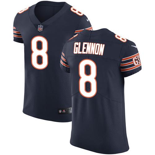 Nike Bears #8 Mike Glennon Navy Blue Team Color Mens Stitched NF