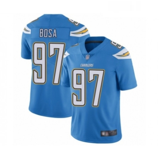 Youth Los Angeles Chargers 97 Joey Bosa Electric Blue Alternate Vapor Untouchable Limited Player Foo