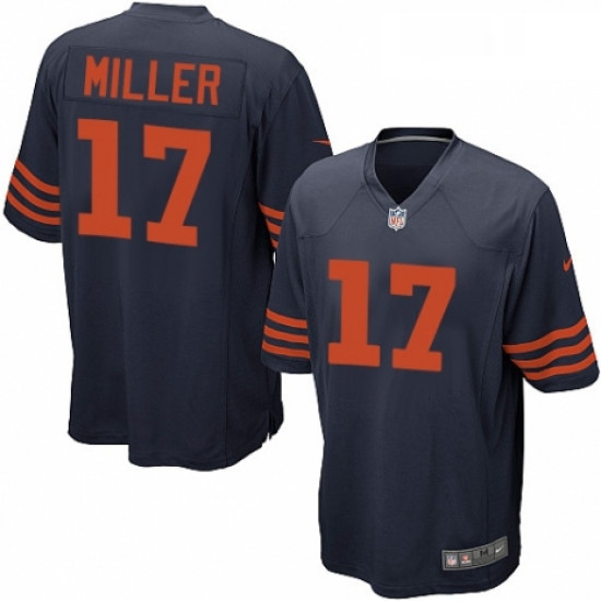 Mens Nike Chicago Bears 17 Anthony Miller Game Navy Blue Alterna