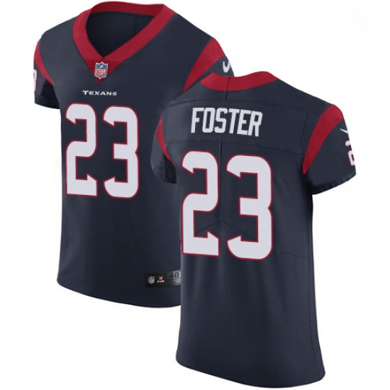 Men Nike Houston Texans 23 Arian Foster Navy Blue Team Color Vapor Untouchable Elite Player NFL Jers