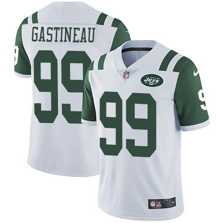 Jets #99 Mark Gastineau White Men Stitched Football Vapor Untouchable Limited Jersey