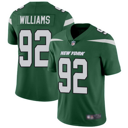 Jets #92 Leonard Williams Green Team Color Men Stitched Football Vapor Untouchable Limited Jersey