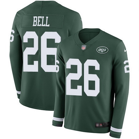 Jets #26 Le 27Veon Bell Green Team Color Men Stitched Football L