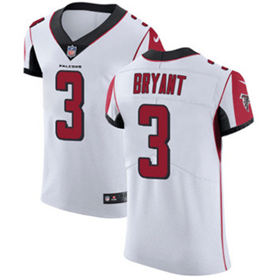 Nike Falcons #3 Matt Bryant White Mens Stitched NFL Vapor Untouchable Elite Jersey