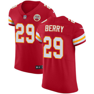 Nike Chiefs #29 Eric Berry Red Team Color Mens Stitched NFL Vapor Untouchable Elite Jersey